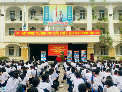 Trường THCS Yên Nghĩa tuyên truyền  “Phòng chống bạo lực học đường và thuốc lá điện tử năm 2024”