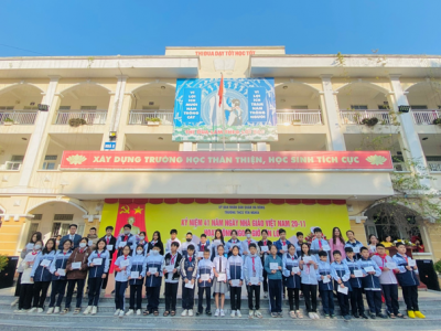 Trường THCS Yên Nghĩa tổ chức lễ kỉ niệm 41 năm ngày nhà giáo Việt Nam 20/11