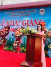Cô Vũ Hiền Phương - Bí thư chi bộ, Hiệu trưởng nhà trường