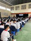 Hơn 300 em đội viên của Liên đội THCS Yên Nghĩa.