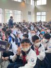 Hơn 300 em đội viên của Liên đội THCS Yên Nghĩa.