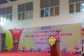 Cô Nguyễn Thị Thu Hương - Phó trưởng phòng GDĐT quận lên phát động lễ hưởng ứng